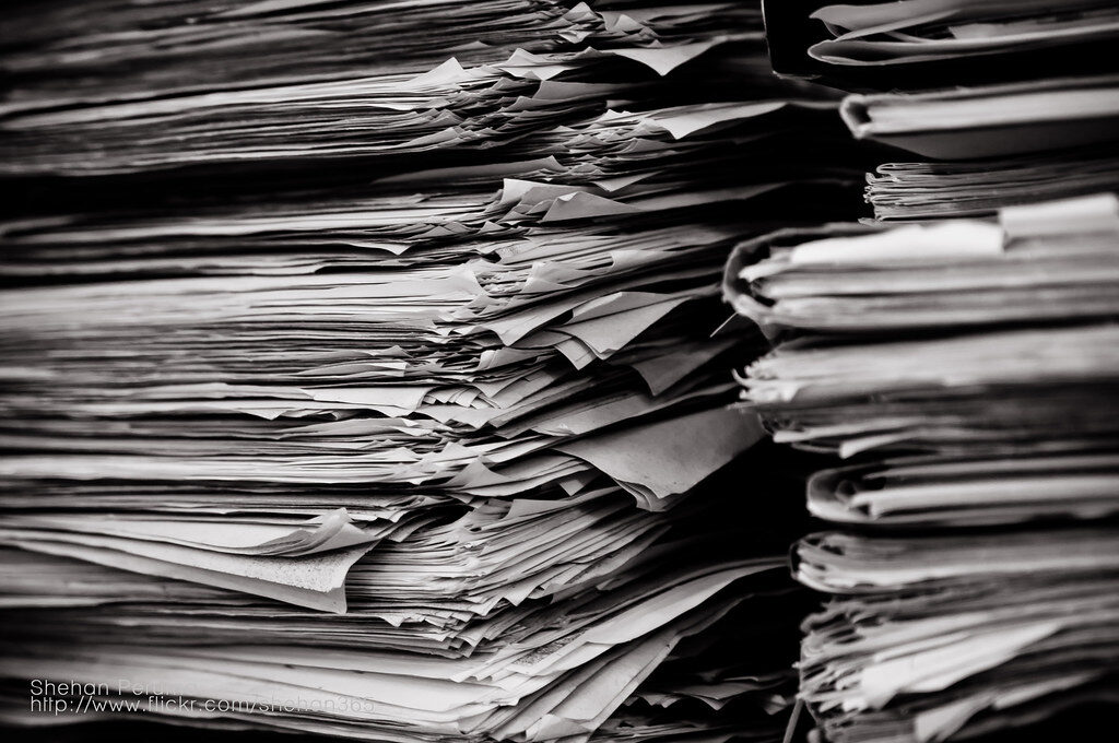 Attorney preparing discovery documents for a Florida personal injury lawsuit.